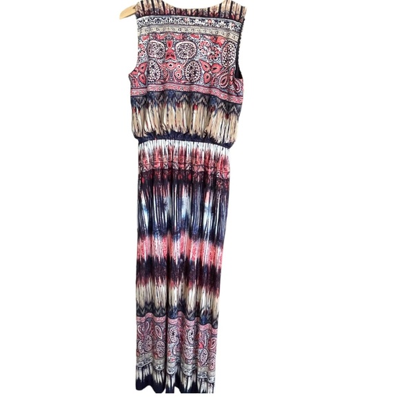 🔥❤️Donna Ricco New York size 8 maxi dress. Gorgeous colors and style! Like new - Picture 3 of 5